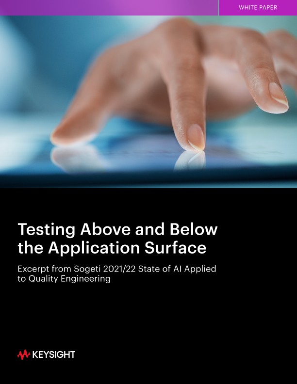 Testing Above and Below the Application Surface PDF Asset Page Keysight